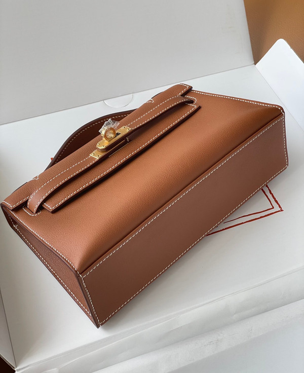 Hermès Gold Mini Kelly Swift Gold Hardware