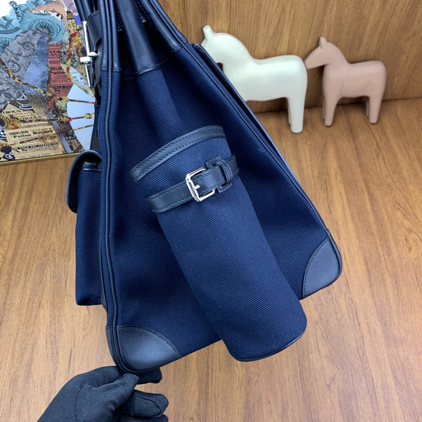 [Exclusive] Hermes Haut à Courroies 40 Cargo Bag Blue