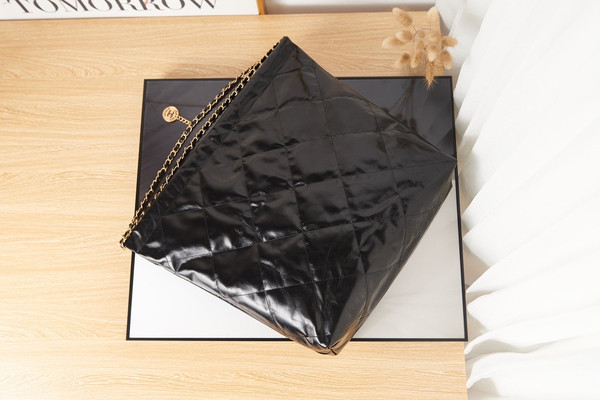 Chanel Limited Edition Runway MAXI SHOPPING BAG 2022 Black