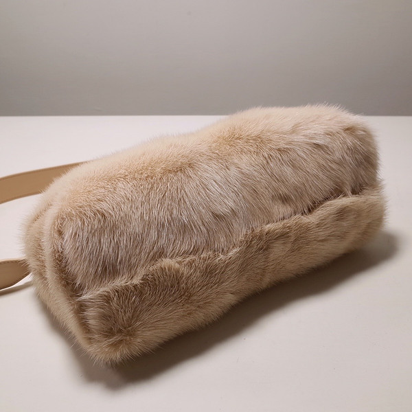 FENDI FIRST MEDIUM Pink mink bag