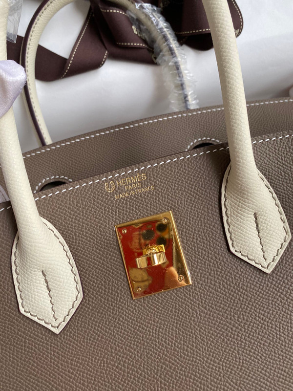 Hermès Etope/Craie Birkin 30 cm Epsom Leather Gold Hardware