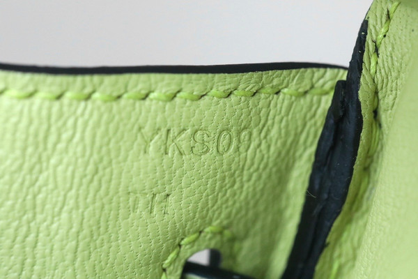 Hermès Birkin 25 Vert Anis Shiny  Crocodile Niloticus Gold Hardware