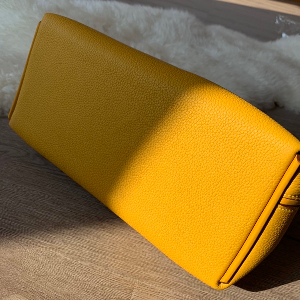 Hermès 24/24 29 Jaune Ambre Togo & Alligator Gold Hardware