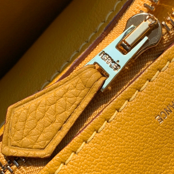 Hermès 24/24 29 Jaune Ambre Togo & Alligator Gold Hardware