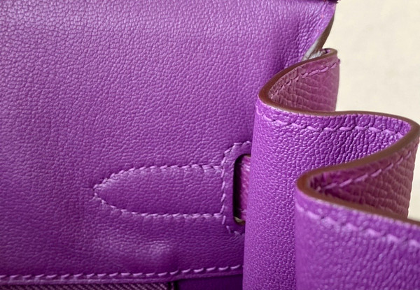 Hermes Special Order Tri-Colour  Rose Confetti, Rose  Pourpre, Anemone  Birkin 30 cm Epsom Gold   Hardware
