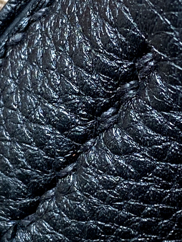 HERMES Special Order BIRKIN 30 Bag Etoupe/ Black Chevre Palladium hardware