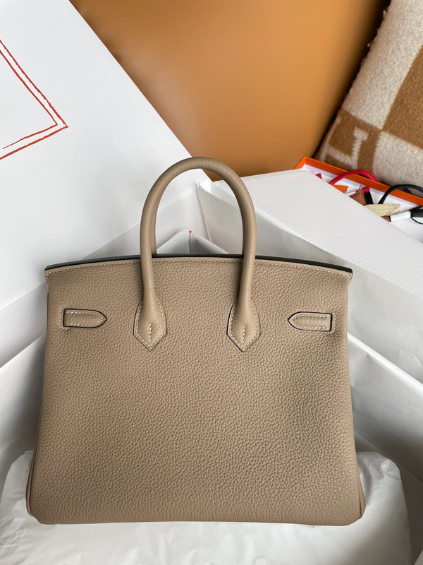 Hermes Biscuit  Birkin 25cm Togo Gold Hardware