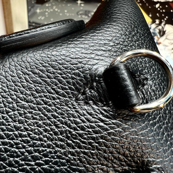 Hermès Mini 24/24 – 21 Bag Black Volupto leather