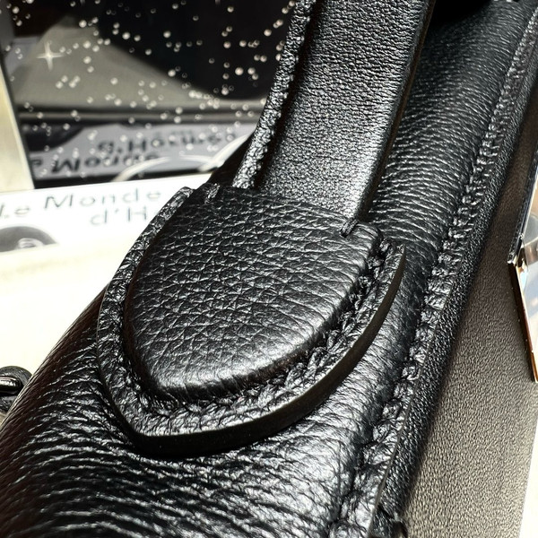 Hermès Mini 24/24 – 21 Bag Black Volupto leather