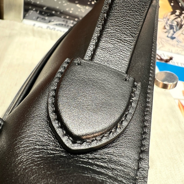 Hermès Mini 24/24 – 21 Bag Black Volupto leather