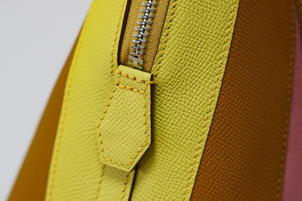 HERMÈS SUNRISE RAINBOW EPSOM BOLIDE 30CM PALLADIUM HARDWARE