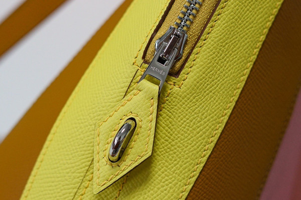 HERMÈS SUNRISE RAINBOW EPSOM BOLIDE 30CM PALLADIUM HARDWARE