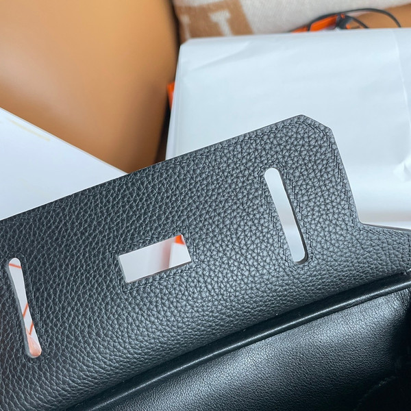 Hermes Kelly HAC A Dos Bag Black Togo Leather Palladium Hardware 2022