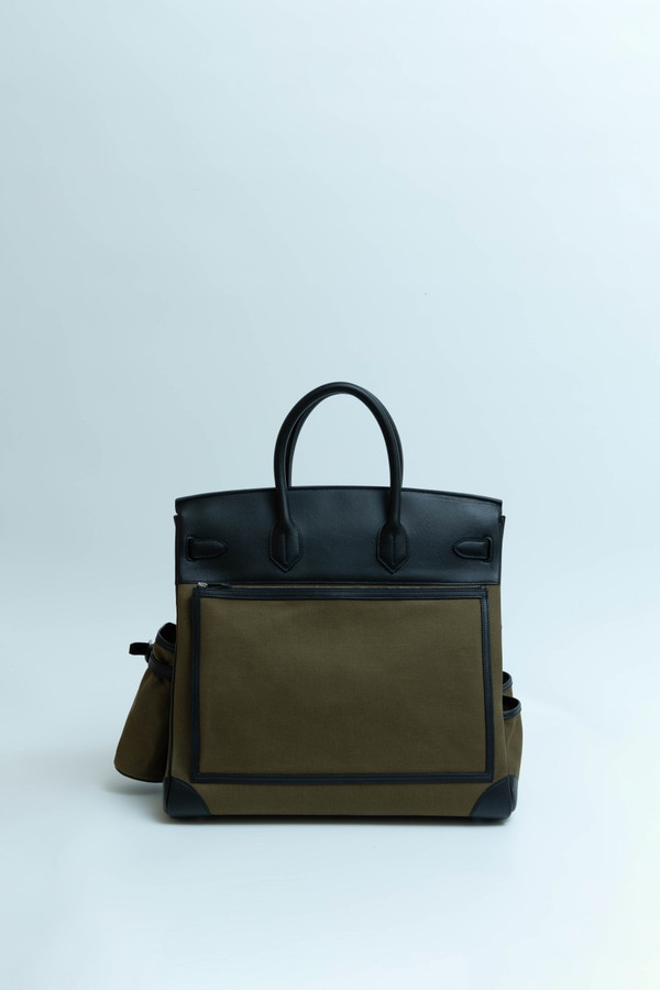 [Exclusive] Hermes Haut à Courroies 40 Cargo Bag Olive