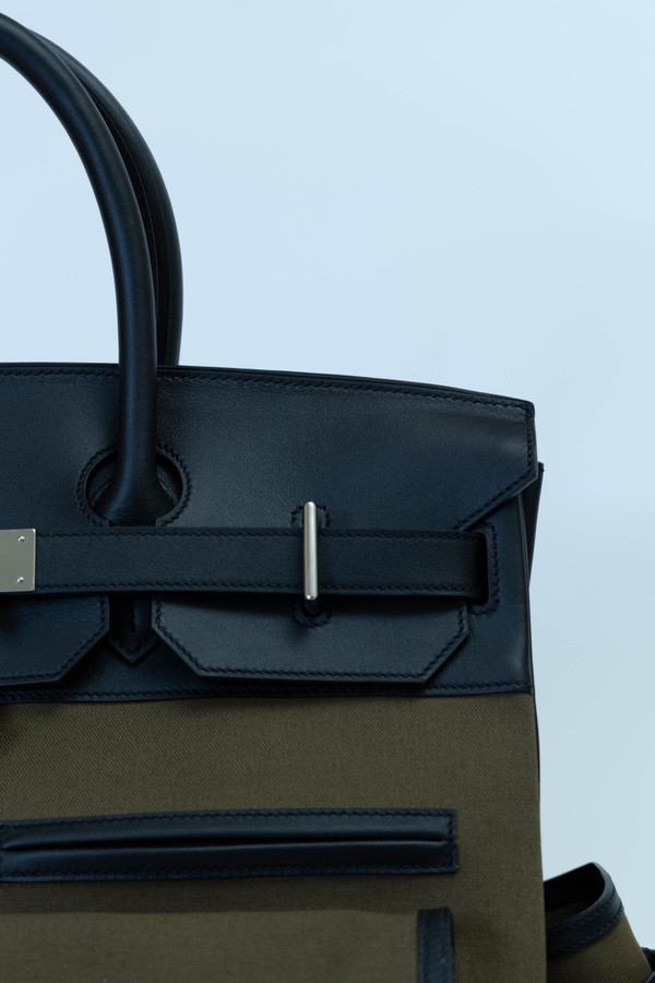 [Exclusive] Hermes Haut à Courroies 40 Cargo Bag Olive