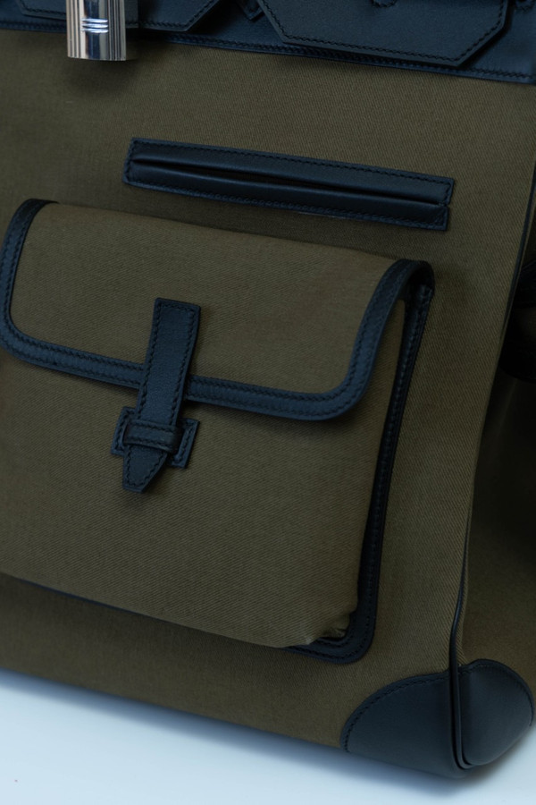 [Exclusive] Hermes Haut à Courroies 40 Cargo Bag Olive