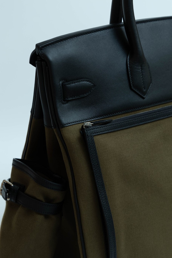 [Exclusive] Hermes Haut à Courroies 40 Cargo Bag Olive