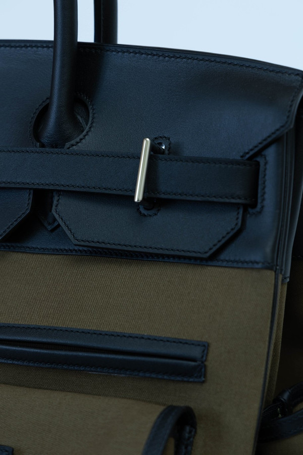 [Exclusive] Hermes Haut à Courroies 40 Cargo Bag Olive