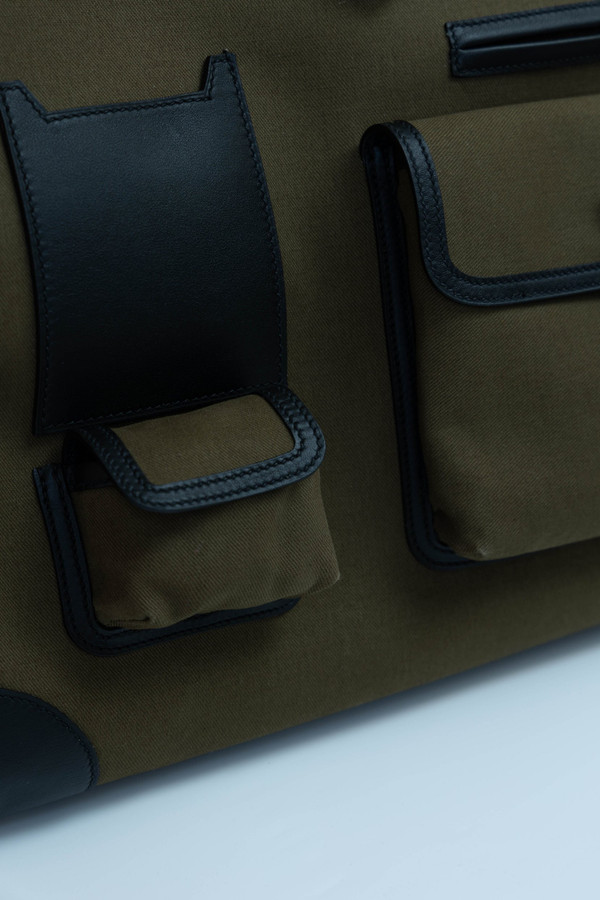 [Exclusive] Hermes Haut à Courroies 40 Cargo Bag Olive