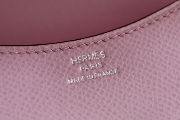 Hermès Constance Slim wallet  X9 Mauve Sylvestre Epsom leather palladium hardware