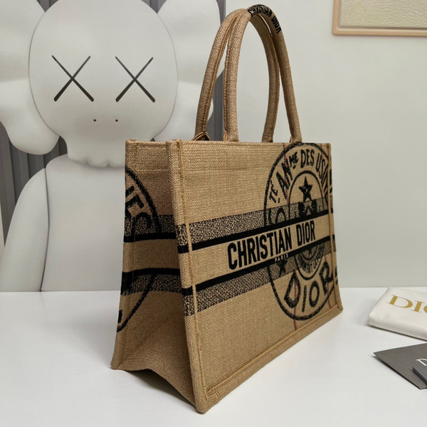 Christian Dior MEDIUM DIOR CANVAS BOOK TOTE