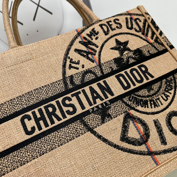 Christian Dior MEDIUM DIOR CANVAS BOOK TOTE