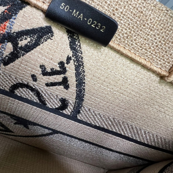 Christian Dior MEDIUM DIOR CANVAS BOOK TOTE