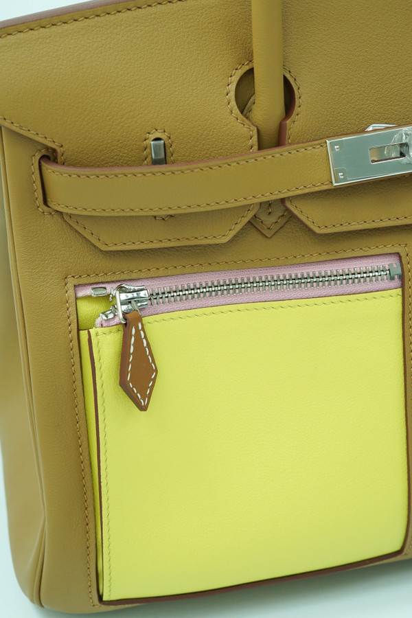Hermes Colormatic Birkin 30 Gold Swift Calfskin Palladium Hardware