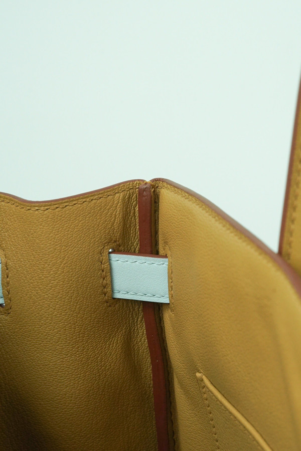 Hermes Colormatic Birkin 30 Gold Swift Calfskin Palladium Hardware