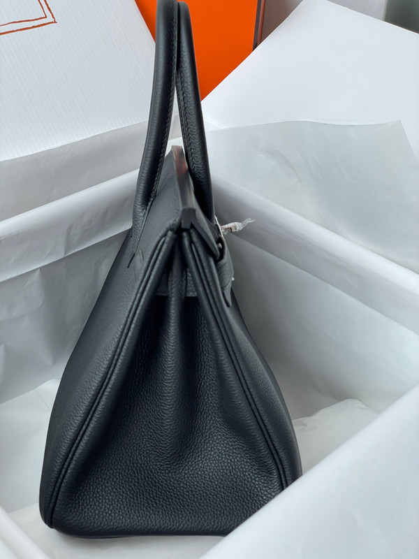 Hermes Graphite Birkin 25 cm Togo Palladium Hardware