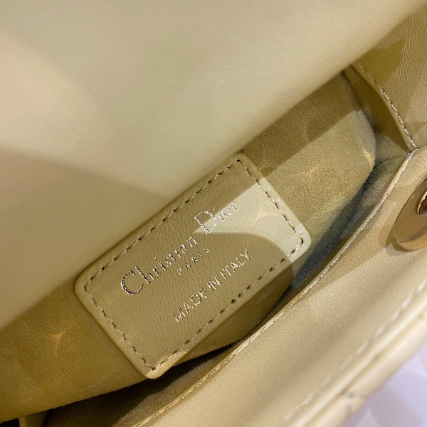 Christian Dior MICRO LADY DIOR BAG YELLOW