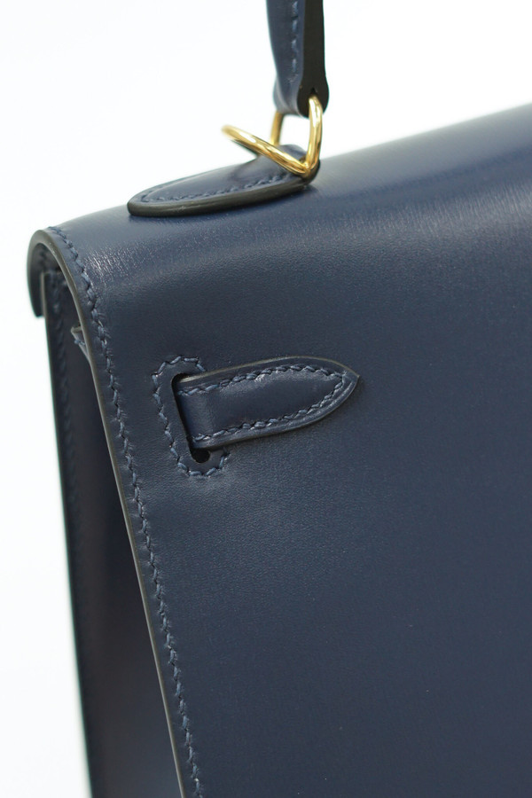 Hermes  FEATHER KELLY 25 Black  Peacock feather & Suede  with Gold Hardware