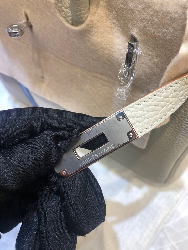 Hermès Birkin 30 White Club Bag PHW