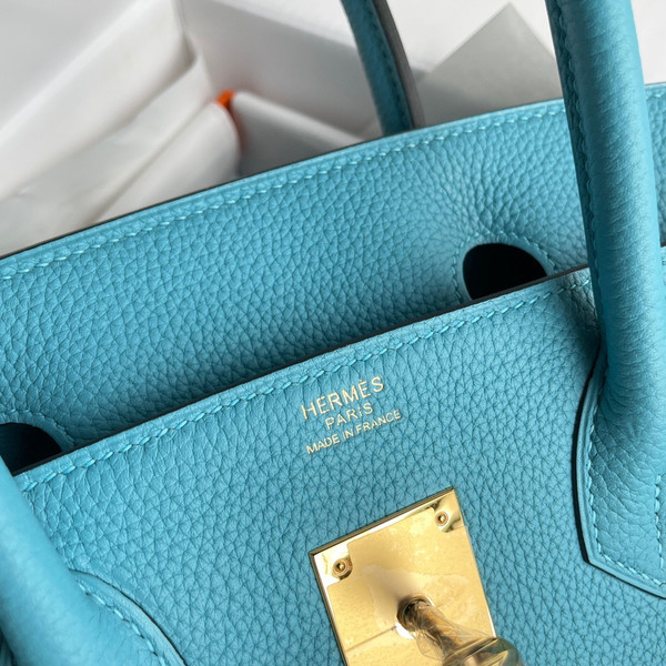 Hermès Bleu Du Nord Birkin 30 cm Togo Leather Gold Hardware