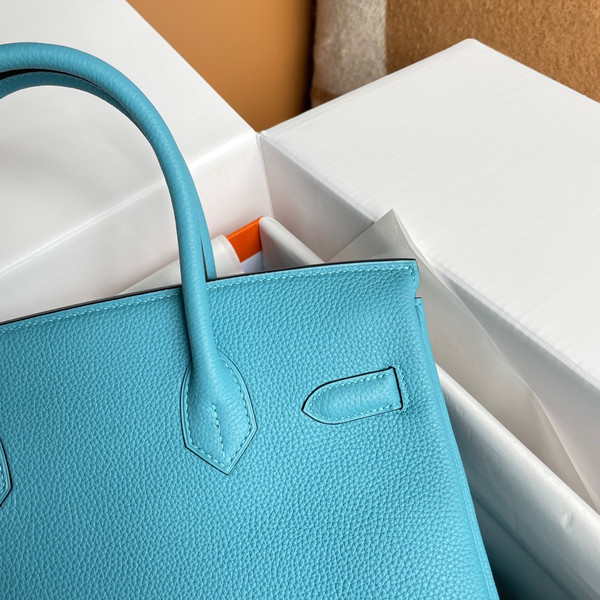 Hermès Bleu Du Nord Birkin 30 cm Togo Leather Gold Hardware