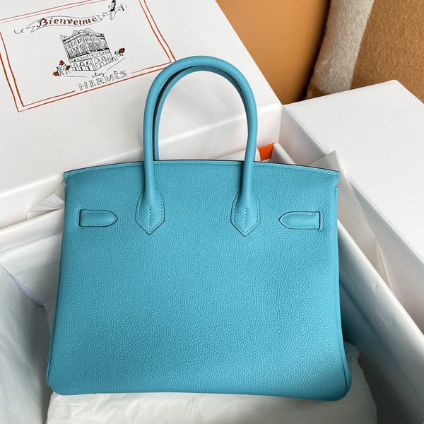 Hermès Bleu Du Nord Birkin 30 cm Togo Leather Gold Hardware