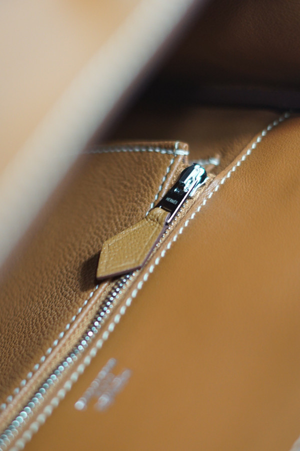 Hermes Mini Shadow Birkin 25 Bag Gold Evercalf Limited Edition