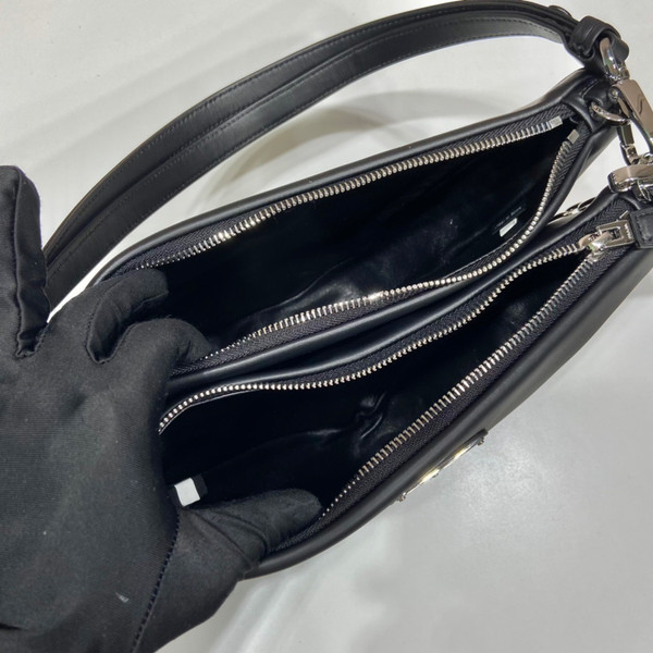 Prada Triangle leather shoulder bag