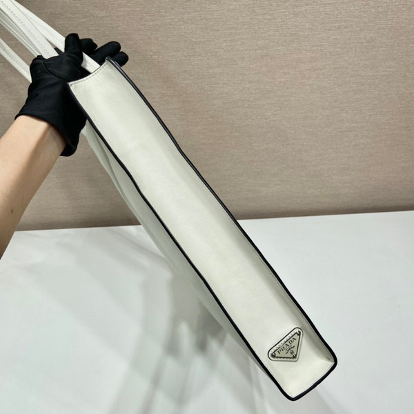 Prada Leather tote White