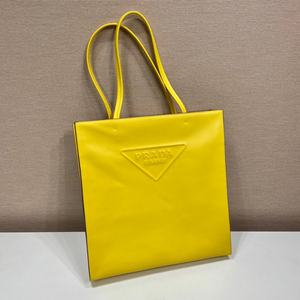 Prada Leather tote Yellow