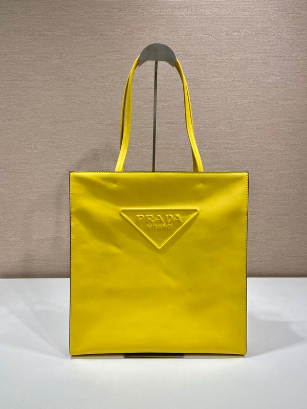 Prada Leather tote Yellow