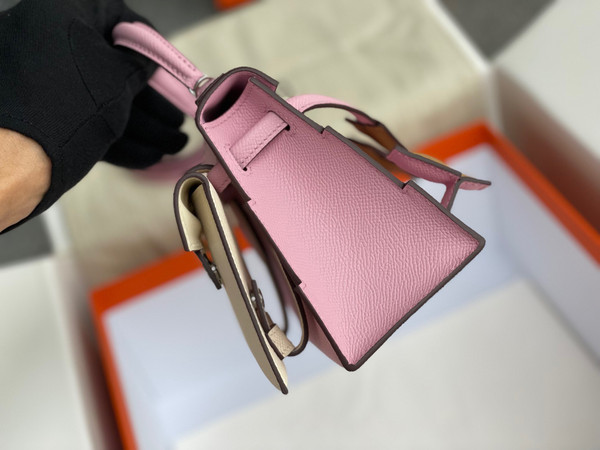 Hermes Kellydole Picto Craie/Pink（Kelly Idole Doll Bag 2022 ）