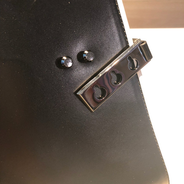 Delvaux Limited Edition Tempête MM Illusion Black & Ivory Box Calf 