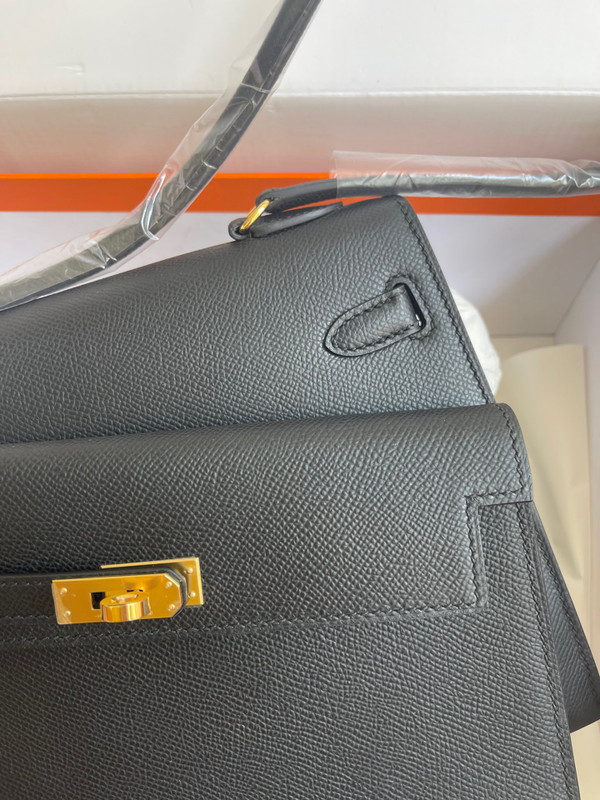 Hermes Kelly Sellier 20 en Desordre Black
