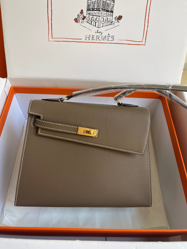 Hermes Kelly Sellier 20 en Desordre Etoupe