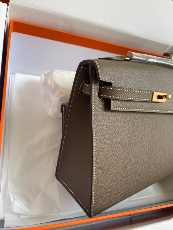 Hermes Kelly Sellier 20 en Desordre Etoupe