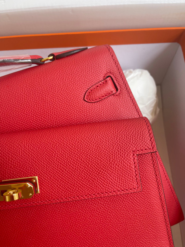 Hermes Kelly Sellier 20 en Desordre Red