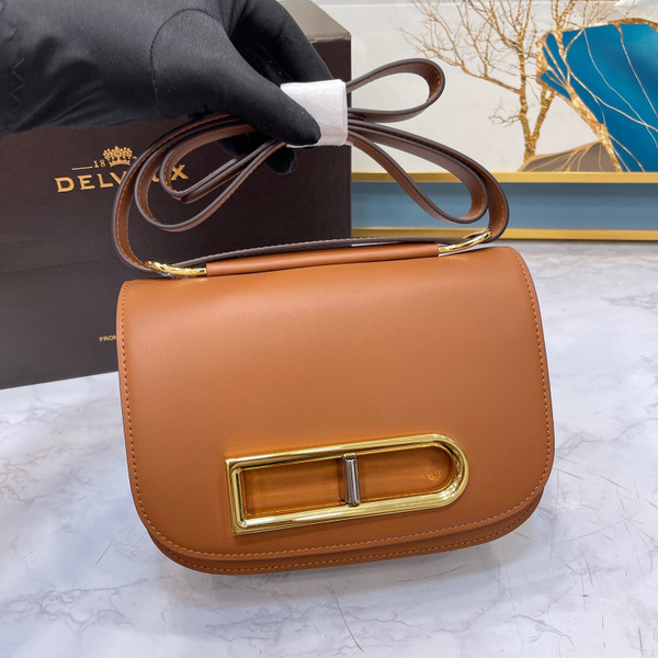 Delvaux Lingot in Tan Olen Calf