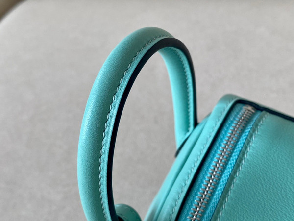 Hermes Mini Lindy 20cm Bag 3P Macaron Blue Swift Leather Palladium  Hardware