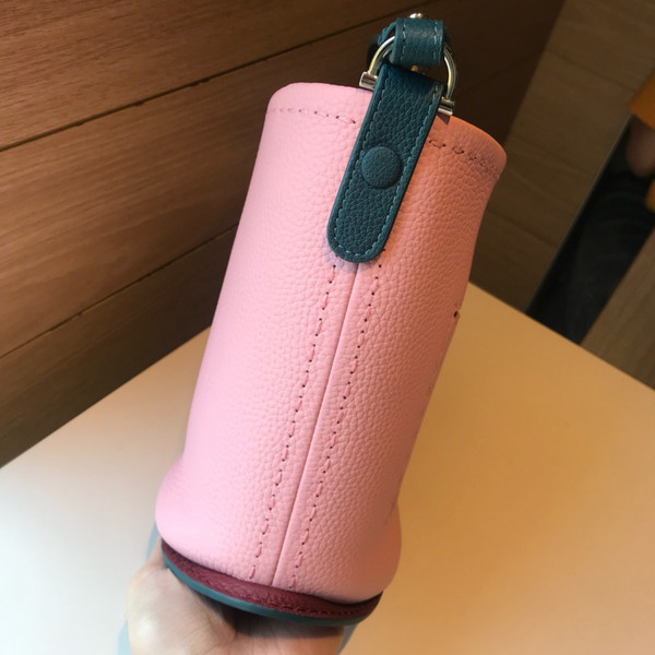 Delvaux Pin Mini Bucket Hibiscus